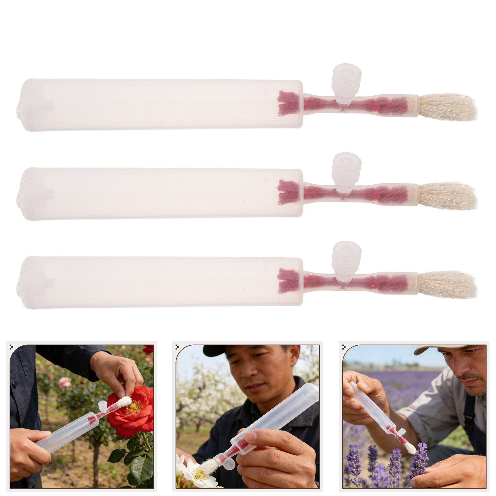 Gardening Tools Vegetables - 3 unidades de varillas para la